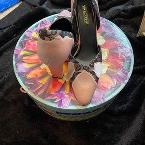 Pink and Black Women's Shoes